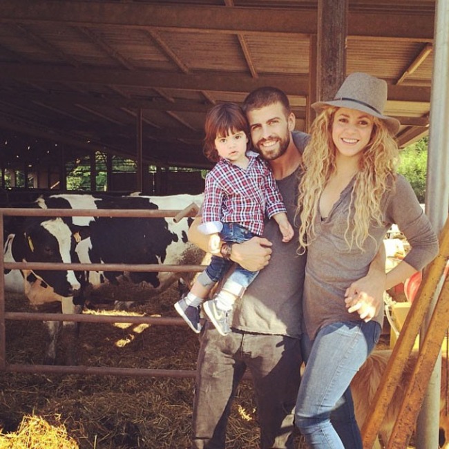 Gerard Pique, Shakira, Milan